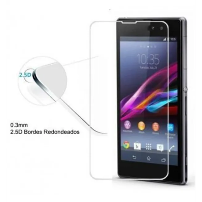 Sony Xperia Z1 Mini Compact D5503 Z1C M51W protector cristal