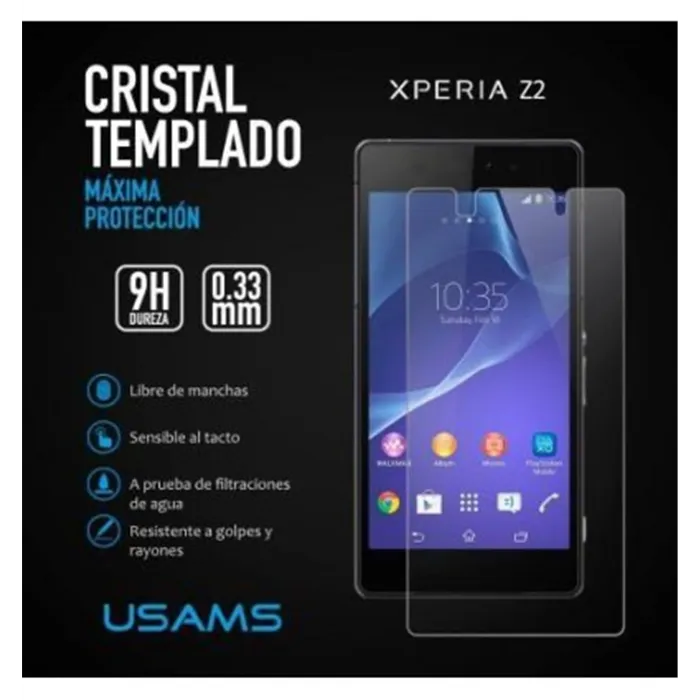Sony Xperia Z2 6502 D6503 L50W protector cristal templado