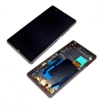 Sony Xperia Z L36H C6602 C6603 Lcd+Táctil+ Marco negro