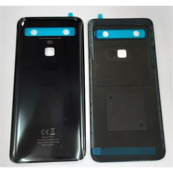 Tapa trasera o tapa bateria negra para TCL 10 5G T790Y