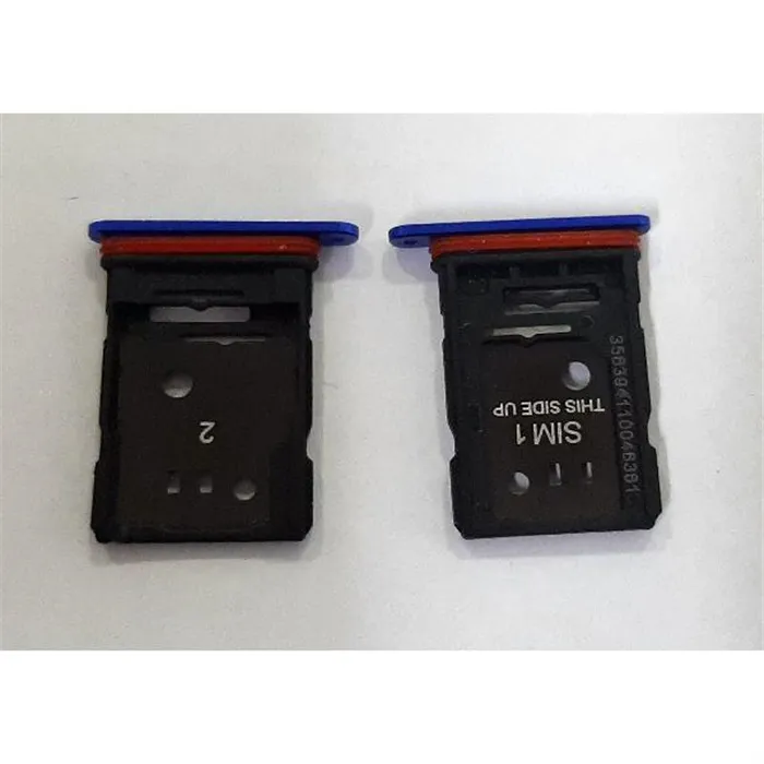 Soporte o bandeja sim azul para TCL 10 Plus T782H calidad premium
