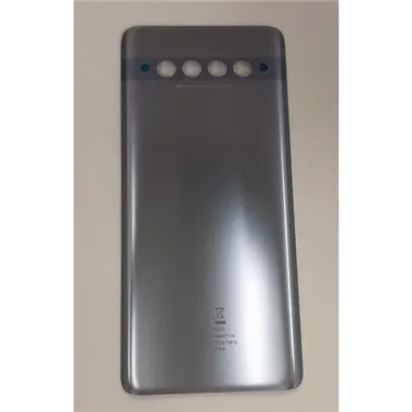Tapa trasera o tapa bateria plata para TCL 10 Plus T782H