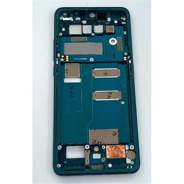 Carcasa central o marco verde para TCL 10 Pro calidad premium