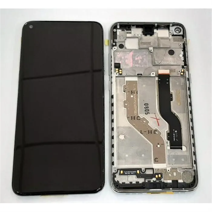 Pantalla LCD para TCL 10L T770H mas tactil negro mas marco plata calidad premium