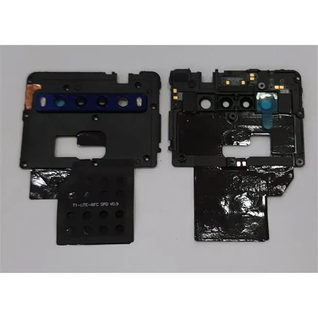 Carcasa sujecion mas cristal de camara azul para TCL 10L T770H calidad premium 