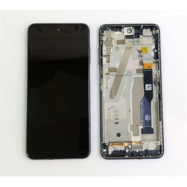 Pantalla lcd para TCL 20 5G T781 mas tactil negro mas marco negro calidad premium