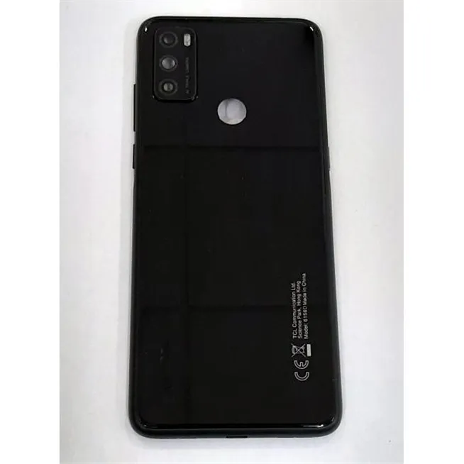 Carcasa trasera o tapa trasera negra para TCL 20Y mas cubierta camara