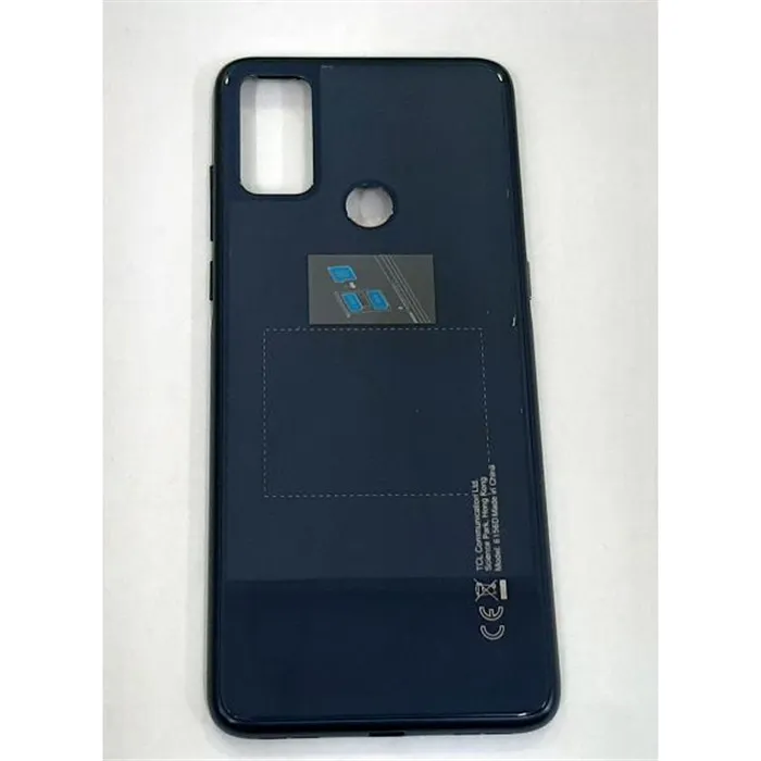 Carcasa trasera o tapa trasera azul para TCL 20Y