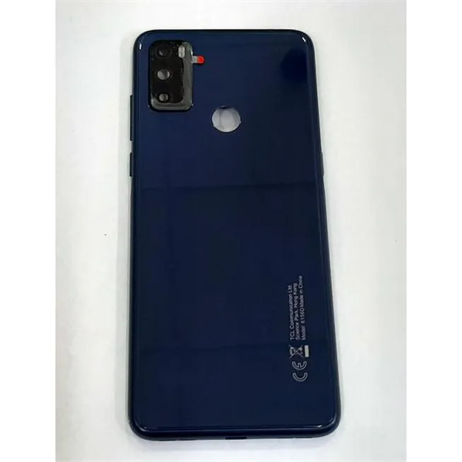 Carcasa trasera o tapa trasera azul TCL 20Y mas cubierta camara