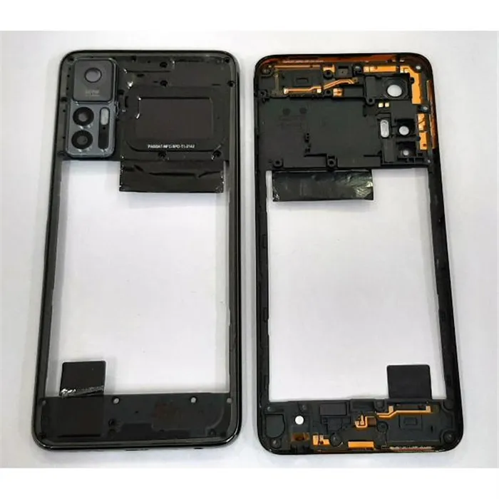 Carcasa trasera o marco negro para TCL 30 5G T676 calidad premium