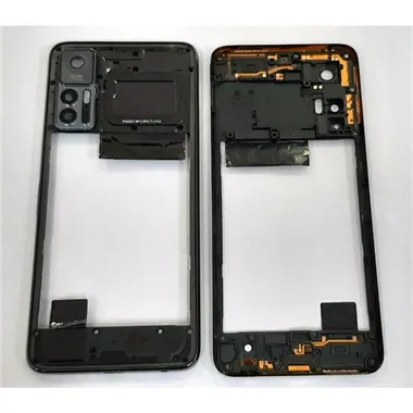 Carcasa trasera o marco negro para TCL 30 5G T676 calidad premium