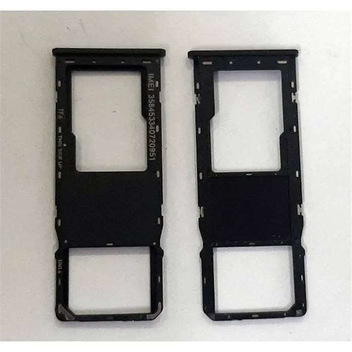 Soporte o bandeja single sim gris para TCL 30E TCL 30 SE TCL 306 calidad premium