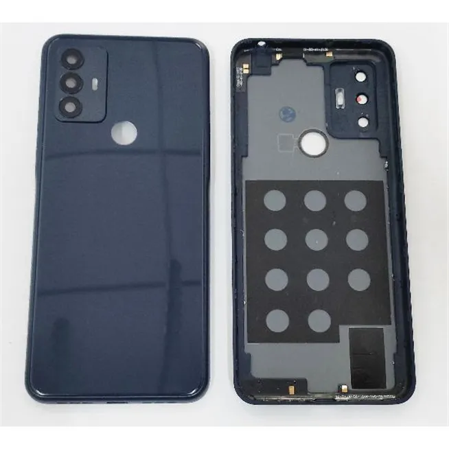 Tapa trasera o tapa bateria azul mas cubierta camara azul para TCL 30E TCL 30 SE calidad premium