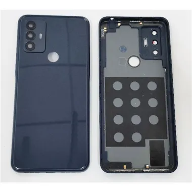 Tapa trasera o tapa bateria azul mas cubierta camara azul para TCL 30E TCL 30 SE calidad premium