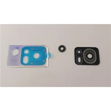 Set 3 Cubierta camara purpura para TCL 40 SE T610k calidad premium