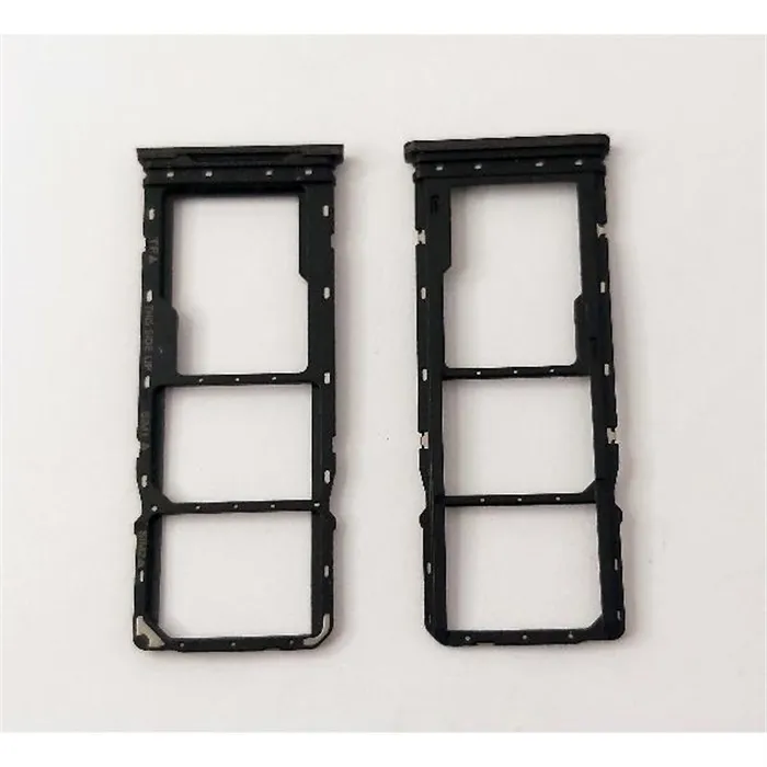 Soporte o bandeja dual sim negro para TCL 408 calidad premium