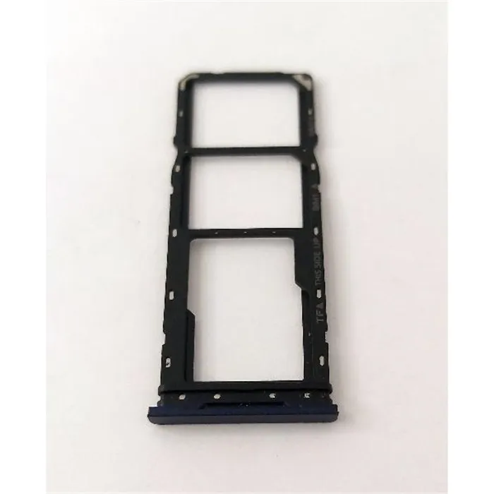 Soporte o bandeja dual sim azul para TCL 408 calidad premium