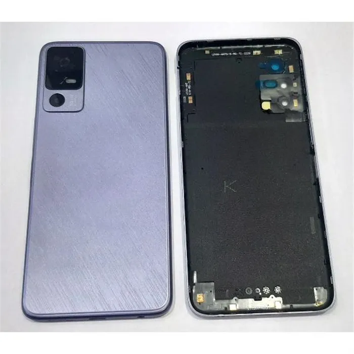 Carcasa trasera o tapa trasera purpura para TCL 40R 5G T771
