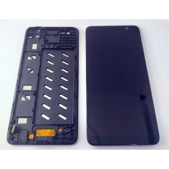 Pantalla lcd para TCL 501 mas tactil negro con marco negro calidad premium