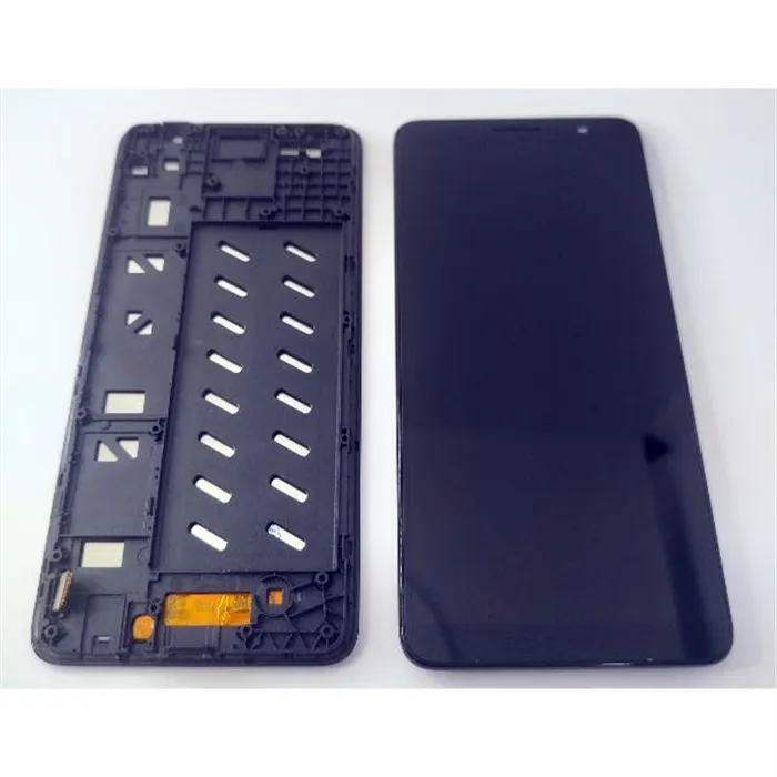 Pantalla lcd para TCL 501 mas tactil negro con marco negro calidad premium
