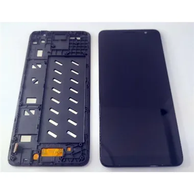 Pantalla lcd para TCL 501 mas tactil negro con marco negro calidad premium