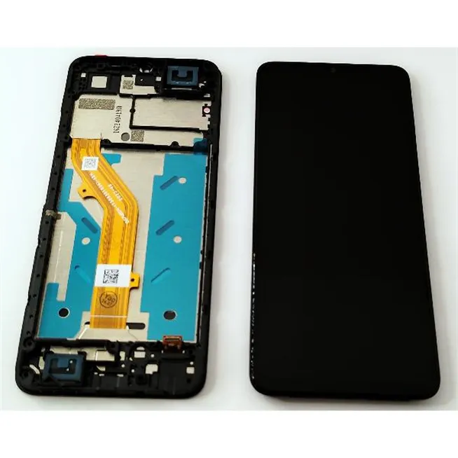 Pantalla lcd para TCL 505 mas tactil negro con marco negro calidad premium