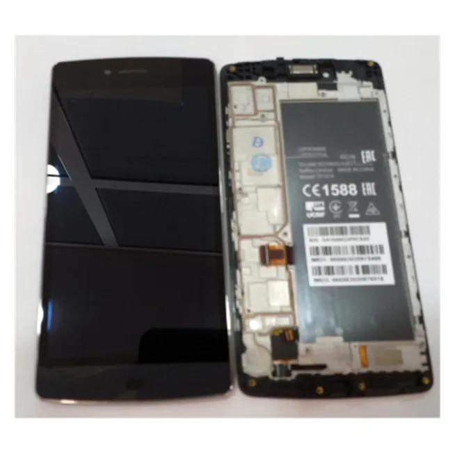 TP-Link Neffos C5 pantalla lcd + tactil negro + marco plata