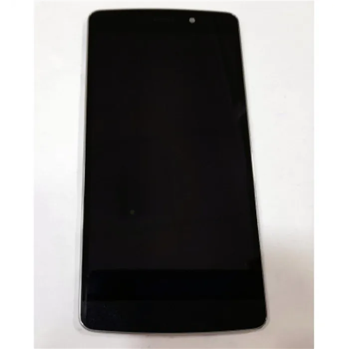 Pantalla lcd para TP-Link Neffos C5 Max mas tactil negro mas marco plata calidad premium