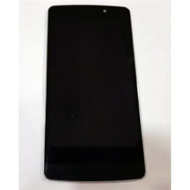 Pantalla lcd para TP-Link Neffos C5 Max mas tactil negro mas marco plata calidad premium