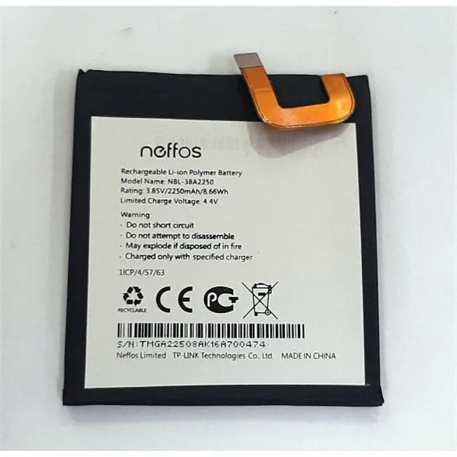 Bateria NBL-38A2250 2250mah paraby TP-Link Neffos x1 calidad premium
