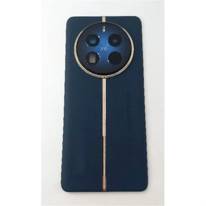 Tapa trasera o tapa bateria azul para Realme 12 Pro Plus 5G con cristal de camara calidad premium
