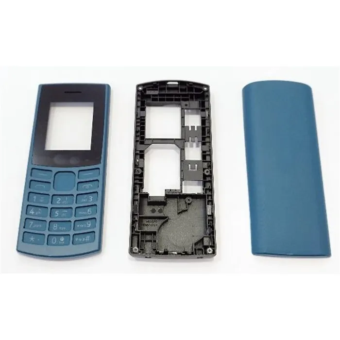 Tapa trasera o tapa bateria con carcasa azul para Nokia 105 2023 version 4G 