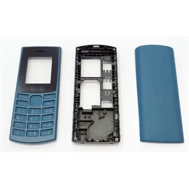 Tapa trasera o tapa bateria con carcasa azul para Nokia 105 2023 version 4G 