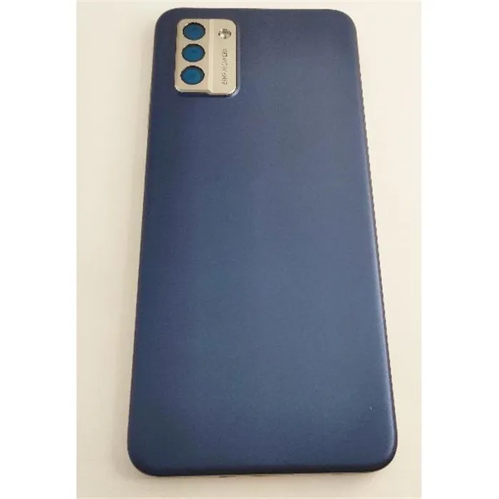 Tapa trasera o tapa bateria azul para Nokia G22 mas cubierta camara plata