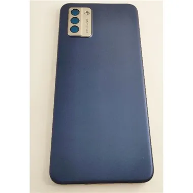 Tapa trasera o tapa bateria azul para Nokia G22 mas cubierta camara plata