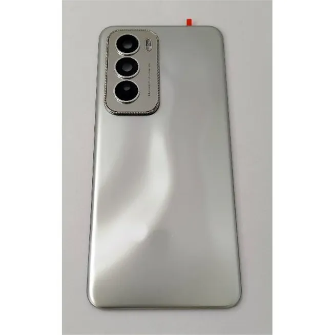 Tapa trasera o tapa bateria plata para Oppo Reno 12 5G CPH2625 mas cubierta camara