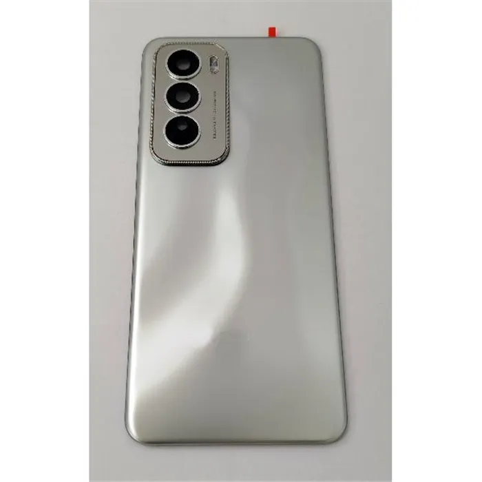 Tapa trasera o tapa bateria plata para Oppo Reno 12 5G CPH2625 mas cubierta camara