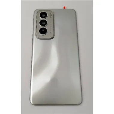Tapa trasera o tapa bateria plata para Oppo Reno 12 5G CPH2625 mas cubierta camara