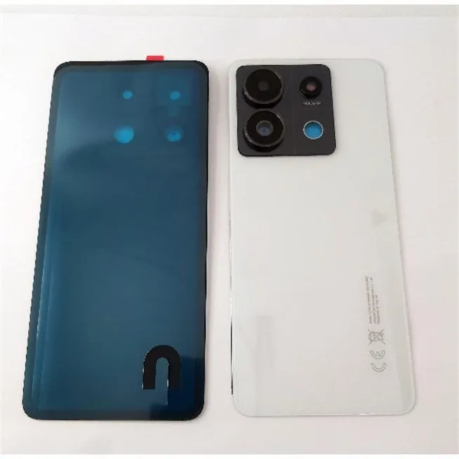 Tapa trasera o tapa bateria blanca para Xiaomi Redmi Note 13 Pro 5G mas cubierta de camara