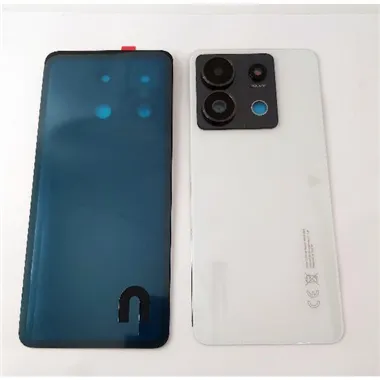 Tapa trasera o tapa bateria blanca para Xiaomi Redmi Note 13 Pro 5G mas cubierta de camara
