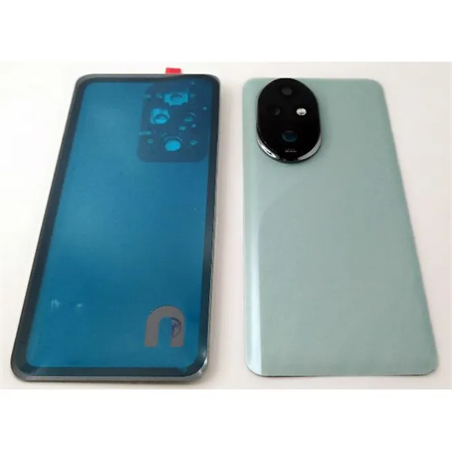 Tapa trasera o tapa bateria verde para Honor 200 Pro con lente de camara
