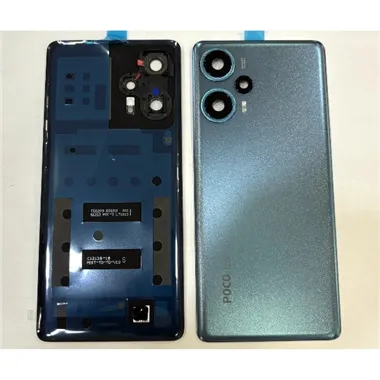 Tapa trasera o tapa bateria verde para Xiaomi Poco F5 5G mas cubierta camara