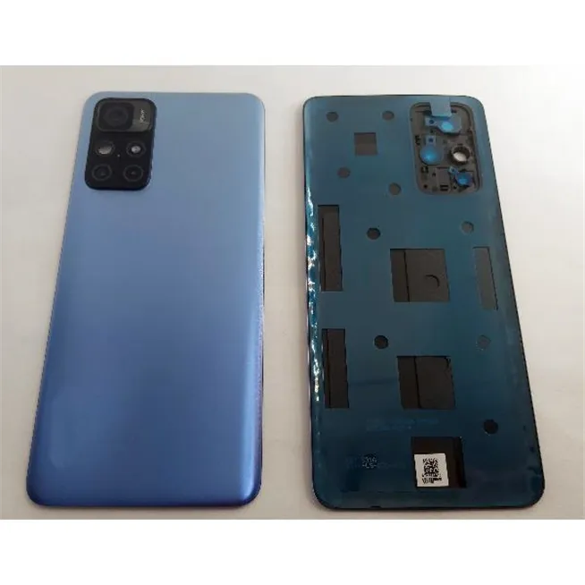 Tapa trasera o tapa bateria azul para Xiaomi Redmi Note 11S 5G mas cubierta camara