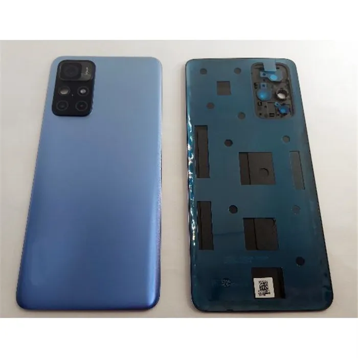 Tapa trasera o tapa bateria azul para Xiaomi Redmi Note 11S 5G mas cubierta camara