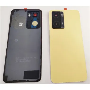 Tapa trasera o tapa bateria amarilla para OPPO A57 5G PFTM20 mas cubierta camara