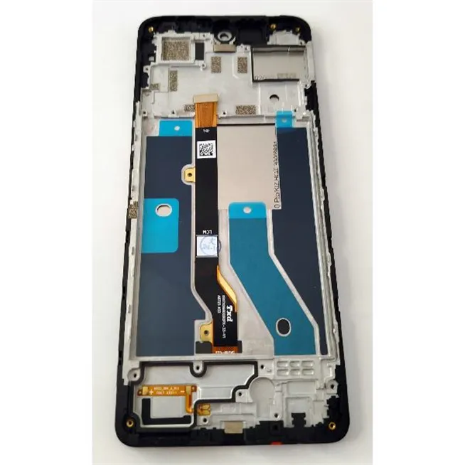 Pantalla lcd para Tecno Pova 5 mas tactil negro con marco negro calidad premium