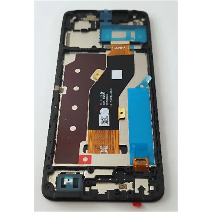 Pantalla lcd para Tecno Spark 20C mas tactil negro con marco negro calidad premium
