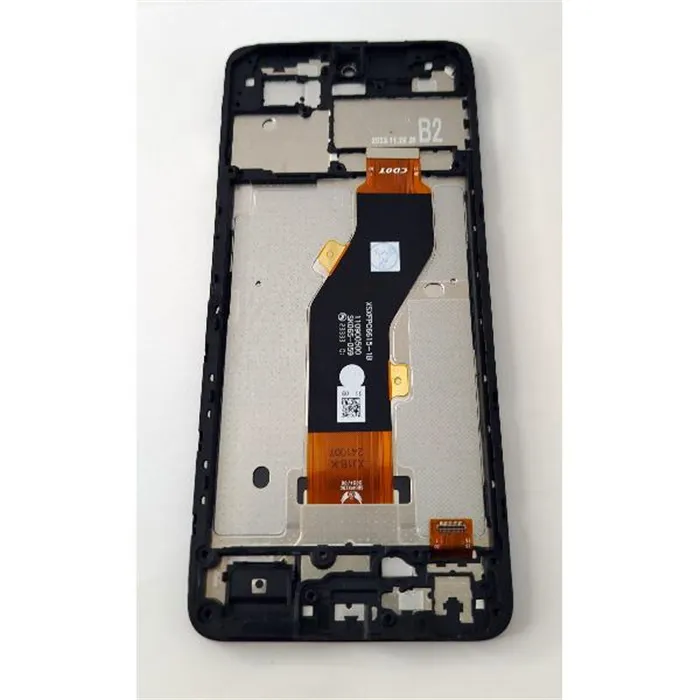 Pantalla lcd para Tecno Spark Go 2024 mas tactil negro con marco negro calidad premium