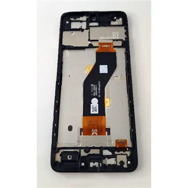 Pantalla lcd para Tecno Spark Go 2024 mas tactil negro con marco negro calidad premium