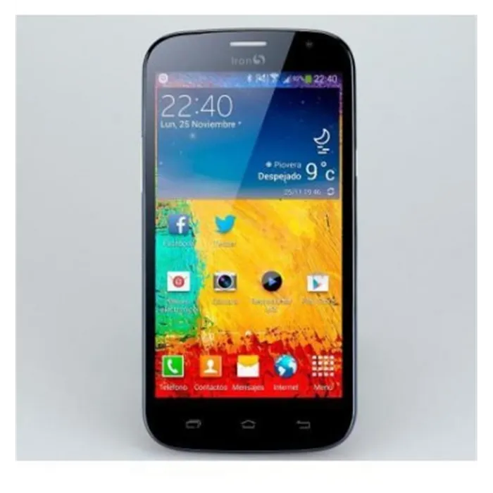 Smartphone Iron 5 Venom 5" AndroidD 4.2 Quad Core 1.2GHZ Neg